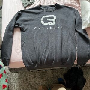 Cyclebar Dark Gray Crewneck Sweater